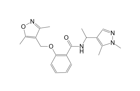benzamide, 2-[(3,5-dimethyl-4-isoxazolyl)methoxy]-N-[1-(1,5-dimethyl-1H-pyrazol-4-yl)ethyl]-