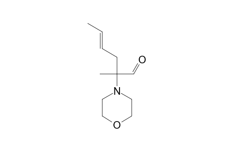(4E)-2-Methyl-2-(4-morpholinyl)-4-hexenal