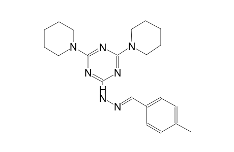 2,4-dipiperidino-6-(4-methylbenzylidenehydrazino)-1,3,5-triazine