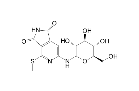 7-Methylthio-5.beta.,D-glucopyranosylaminopyrrolo[3,4-c]pyridin-1(3H)-dione