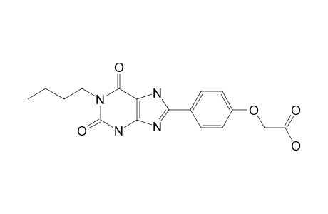 1-BUTYL-8-(4-CARBOXYMETHYLOXY)-PHENYLXANTHINE