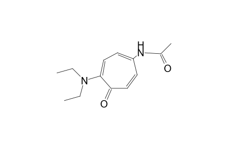 N-(4-diethylamino-5-oxo-1,3,6-cycloheptatrien-1-yl)acetamide