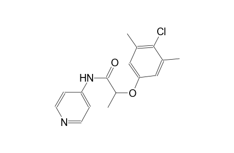 2-(4-chloro-3,5-dimethylphenoxy)-N-(4-pyridinyl)propanamide