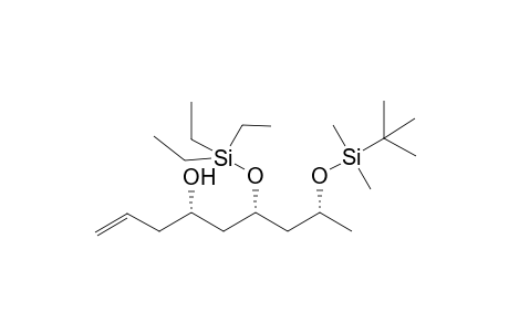 (4S,6S,8R)-8-tert-Butyldimethylsilyloxy-6-triethylsilyloxynon-1-en-4-ol