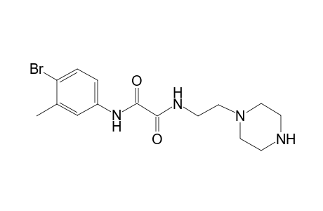 N-(4-Bromo-3-methyl-phenyl)-N'-(2-piperazin-1-yl-ethyl)-oxalamide