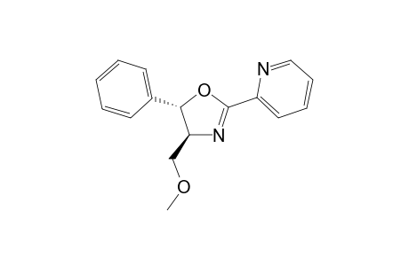 (4S,5S)-4-(methoxymethyl)-5-phenyl-2-(2-pyridinyl)-4,5-dihydrooxazole