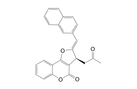 (S,Z)-2-(Naphthalen-2-ylmethylene)-3-(2-oxopropyl)-2H-furo[3,2-c]chromen-4(3H)-one