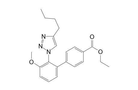 2'-(4-Butyl-1,2,3-triazol-1-yl)-3'-methoxybiphenyl-4-carboxylic acid ethyl ester