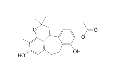 1,7,8,12b-Tetrahydro-5,9-dihydroxy-2,2,4-trimethyl-2H-benzo[6,7]cyclohepta[1,2,3-de][1]benzopyran-10-yl Acetate