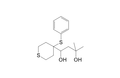 3-methyl-1-(4-phenylsulfanyltetrahydrothiopyran-4-yl)butane-1,3-diol