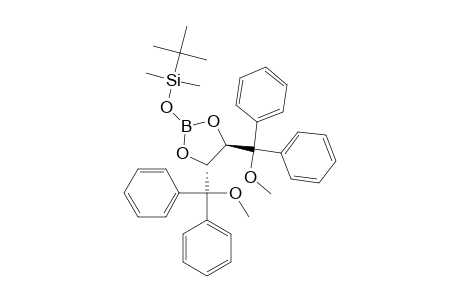 (4-R,5-R)-2-TERT.-BUTYLDIMETHYLSILOXY-4,5-BIS-[METHOXY-(DIPHENYL)-METHYL]-1,3,2-DIOXABOROLANE