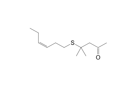 (Z)-4-(Hex-3-en-1-ylthio)-4-methylpentan-2-one