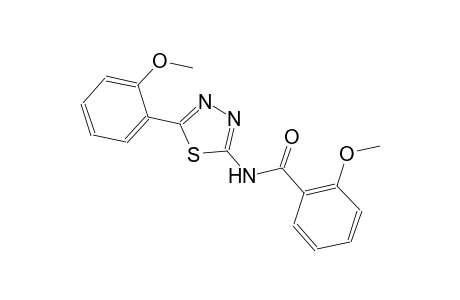 2-methoxy-N-[5-(2-methoxyphenyl)-1,3,4-thiadiazol-2-yl]benzamide
