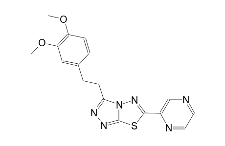 [1,2,4]triazolo[3,4-b][1,3,4]thiadiazole, 3-[2-(3,4-dimethoxyphenyl)ethyl]-6-pyrazinyl-