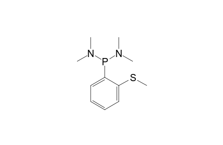 N-[dimethylamino-(2-methylsulfanylphenyl)phosphanyl]-N-methyl-methanamine
