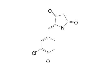 5-(3-CHLORO-4-HYDROXYBENZYLIDENE)-PYRROLIDENE-2,4-DIONE