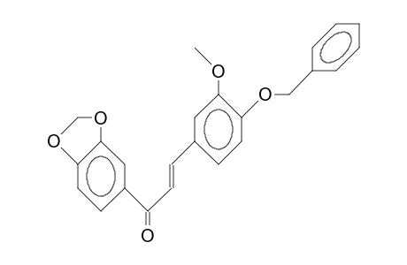 4-Benzyloxy-3-methoxy-3',4'-methylenedioxy-chalcone