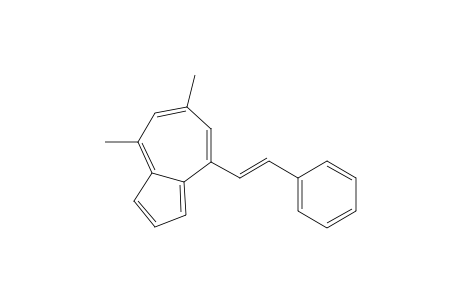 4,6-Dimethyl-8-[2'-phenylethenyl]azulene
