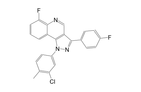 1-(3-chloro-4-methylphenyl)-6-fluoro-3-(4-fluorophenyl)-1H-pyrazolo[4,3-c]quinoline