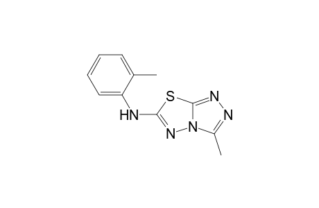 3-Methyl-6-(2-methylphenylamino)-s-triazolo[3,4-b]-1,3,4-thiadiazole