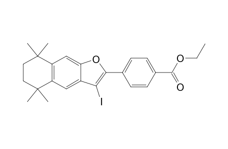 Ethyl-4-(3-iodo-5,5,8,8-tetramethyl-5,6,7,8-tetrahydronaphtho-[2,3-b]furan-2-yl)benzoate