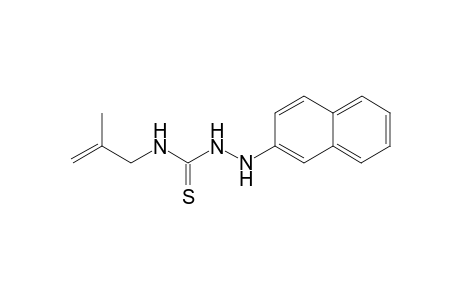 N-(2-methylallyl)-2-(naphthalen-2-yl)hydrazinecarbothioamide