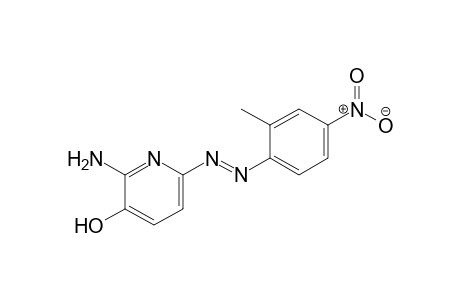 3-Pyridinol, 2-amino-6-2-(2-methyl-4-nitrophenyl)diazenyl]-