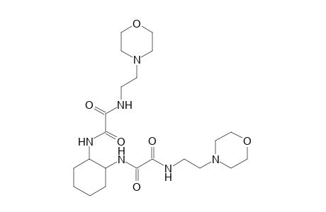 N-(2-Morpholin-4-yl-ethyl)-N'-{2-[(2-morpholin-4-yl-ethylaminooxalyl)-amino]-cyclohexyl}-oxalamide