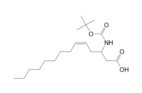 3-[(tert-Butoxycarbonyl)amino]-5-tetradecenoic Acid