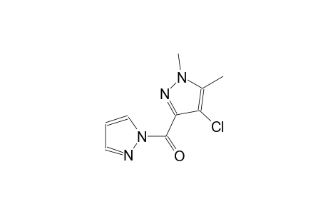 4-chloro-1,5-dimethyl-3-(1H-pyrazol-1-ylcarbonyl)-1H-pyrazole