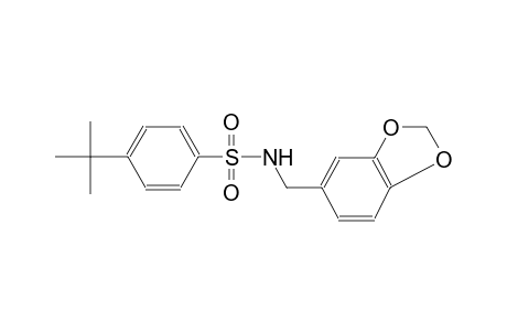 benzenesulfonamide, N-(1,3-benzodioxol-5-ylmethyl)-4-(1,1-dimethylethyl)-