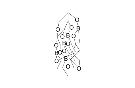 1,1':2,3:2',3':4,5:4',5'-PENTA-O-(ETHYLBORANDIYL)-DI-(beta-D-FRUCTOPYRANOSE)