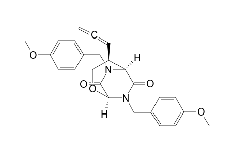 2-Oxa-6,8-diazabicyclo[3.2.2]nonane-7,9-dione, 6,8-bis[(4-methoxyphenyl)methyl]-4-(1,2-propadienyl)-, (1.alpha.,4.beta.,5.alpha.)-