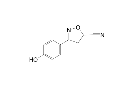 Isoxazole-5-carbonitrile, 3-(4-hydroxyphenyl)-4,5-dihydro-