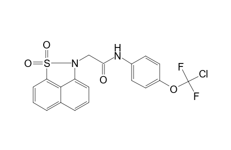 N-[4-(chloro-difluoro-methoxy)-phenyl]-2-(1,1-dioxo-1H-1.lambda.(6)-naphtho[1,8-cd]isothiazol-2-yl)-acetamide