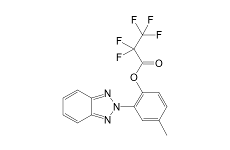 2-(2-Hydroxy-5-methylphenyl)benzotriazole, o-pentafluoropropionyl