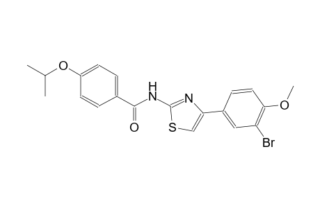 N-[4-(3-bromo-4-methoxyphenyl)-1,3-thiazol-2-yl]-4-isopropoxybenzamide