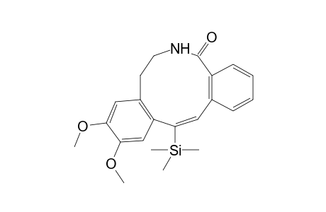 10,11-Dimethoxy-13-trimethylsilyl-5,6,7,8-tetrahydrodibenzo[c,g]azecin-5-one