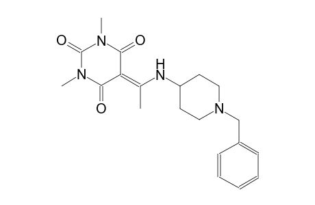 5-{1-[(1-benzyl-4-piperidinyl)amino]ethylidene}-1,3-dimethyl-2,4,6(1H,3H,5H)-pyrimidinetrione