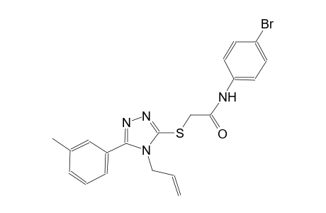 2-{[4-allyl-5-(3-methylphenyl)-4H-1,2,4-triazol-3-yl]sulfanyl}-N-(4-bromophenyl)acetamide