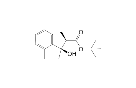 Syn-tert-butyl 3-hydroxy-2-methyl-3-(2-methy-lphenyl)butanoate