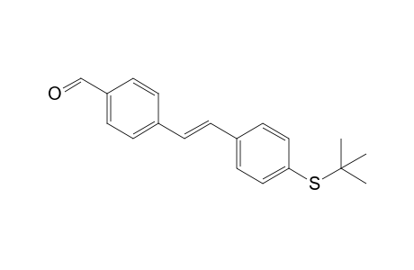 4-[(E)-2-(4-tert-butylsulfanylphenyl)vinyl]benzaldehyde