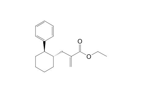 2-[[(1S,2R)-2-phenylcyclohexyl]methyl]-2-propenoic acid ethyl ester