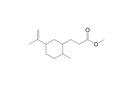 Methyl [5-isopropenyl-2-methylcyclohexyl]propionate