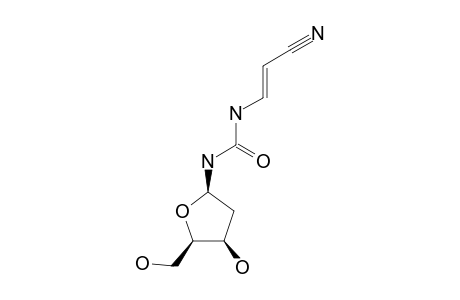 TRANS-1-(2'-DEOXY-BETA-D-ERYTHRO-PENTOFURANOSYL)-3-UREIDOACRYLONITRILE