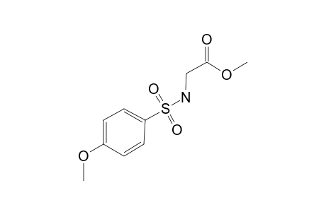 Methyl {[(4-methoxyphenyl)sulfonyl]amino}acetate