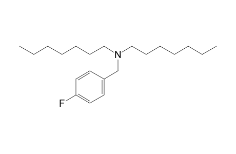 4-Fluorobenzylamine, N,N-diheptyl-