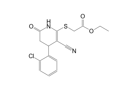 acetic acid, [[4-(2-chlorophenyl)-3-cyano-1,4,5,6-tetrahydro-6-oxo-2-pyridinyl]thio]-, ethyl ester
