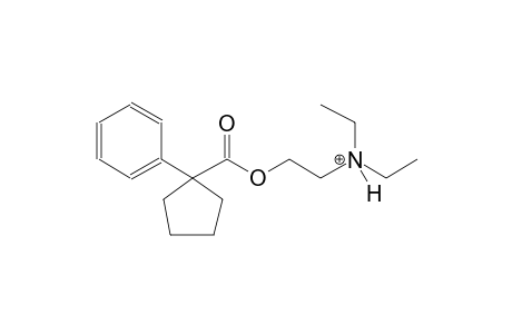 N,N-diethyl-2-{[(1-phenylcyclopentyl)carbonyl]oxy}ethanaminium