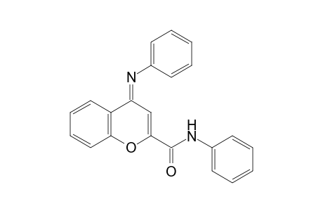 4-Phenylimino-4H-chromene-2-carboxylic acid phenylamide